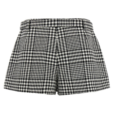 Self-Portrait Bouclé Wool Skort