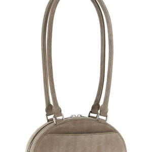 Self-Portrait Suede Mini With Charm Shoulder Bag
