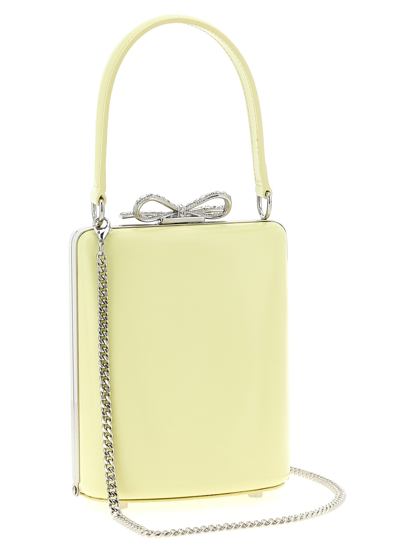 Self-Portrait Yellow Leather Bag Handbag