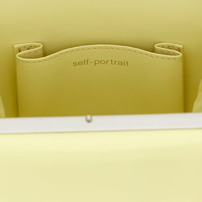 Self-Portrait Yellow Leather Bag Handbag