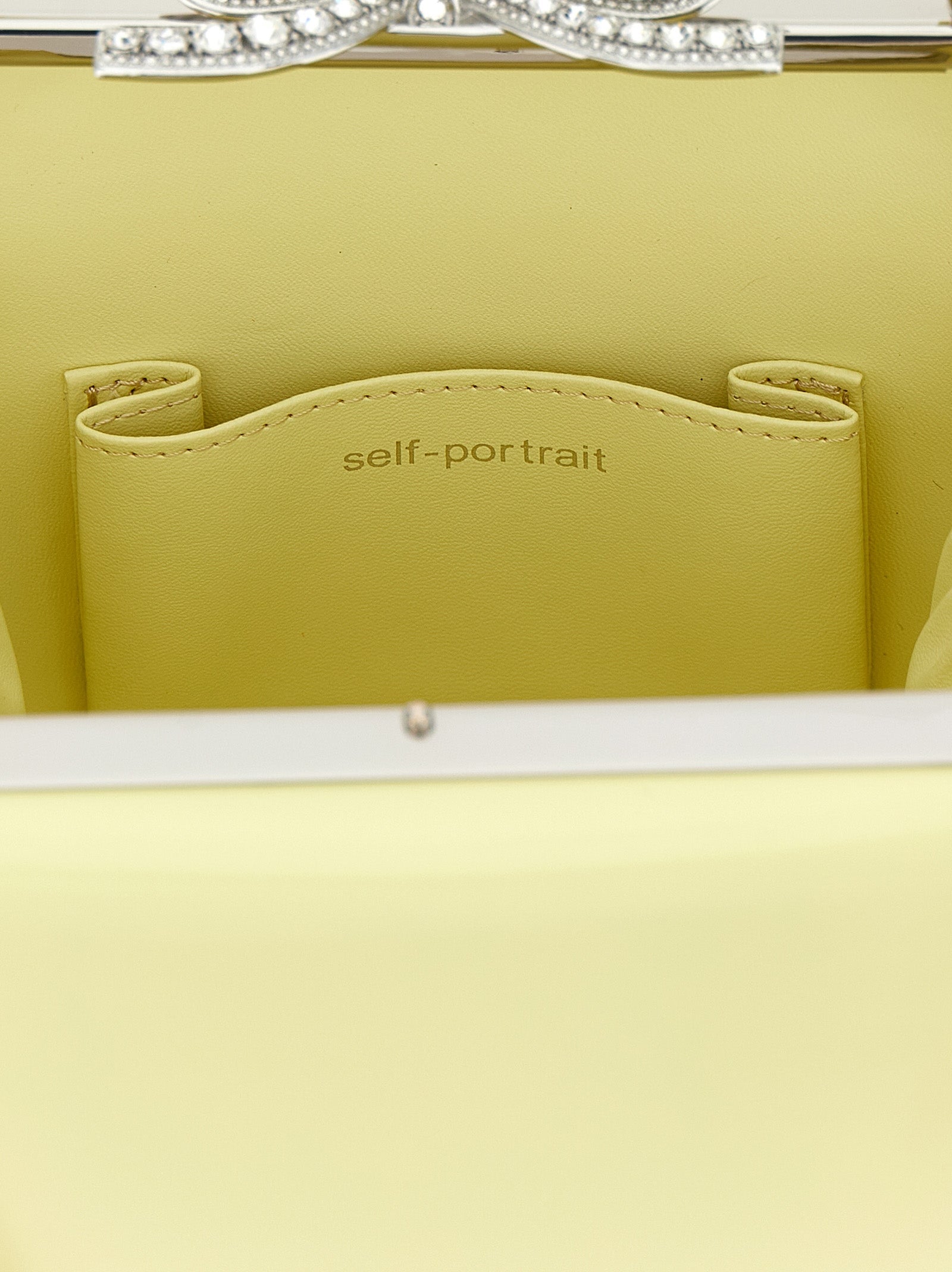 Self-Portrait Yellow Leather Bag Handbag