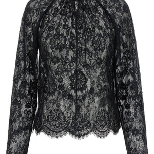 Self-Portrait Black Lace Blouse