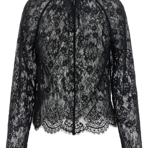 Self-Portrait Black Lace Blouse
