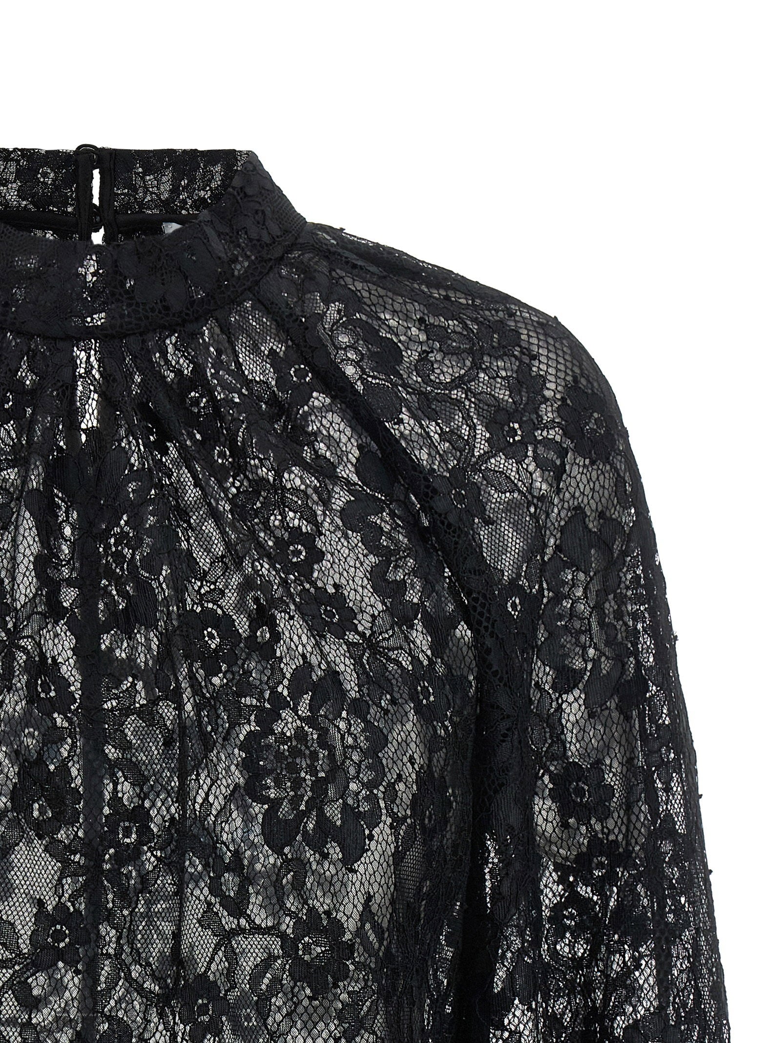 Self-Portrait Black Lace Blouse