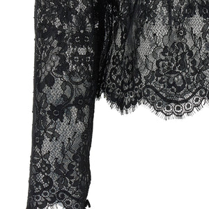Self-Portrait Black Lace Blouse