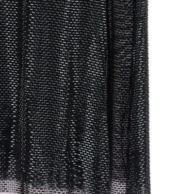 Self-Portrait Black Rhinestone Draped Maxi Dress