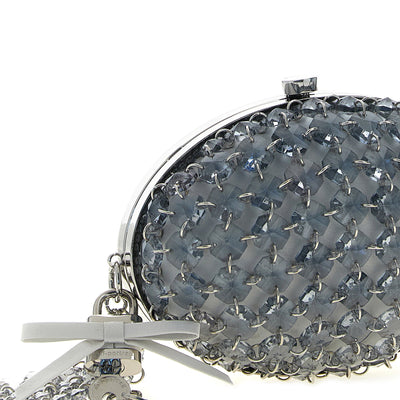 Self-Portrait Crystal Chain Clutch