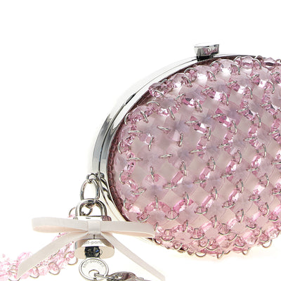 Self-Portrait Crystal Chain Clutch