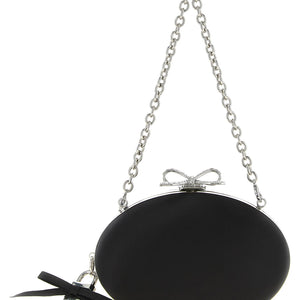 Self-Portrait Clutch Satin Oval