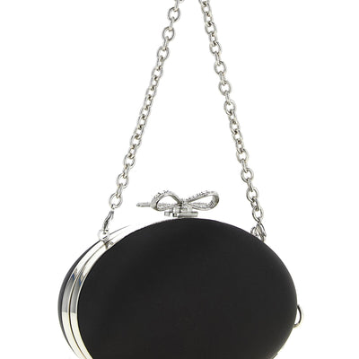 Self-Portrait Clutch Satin Oval