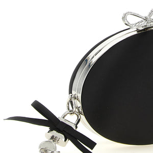 Self-Portrait Clutch Satin Oval