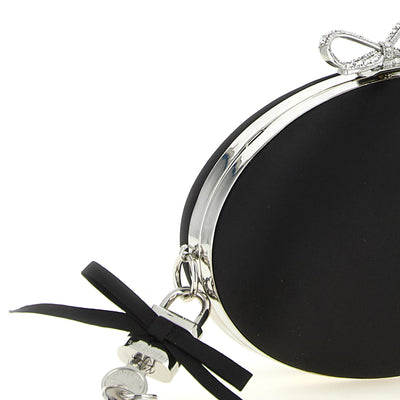 Self-Portrait Clutch Satin Oval