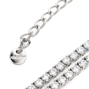 Self-Portrait Double Crystal Bow Necklace