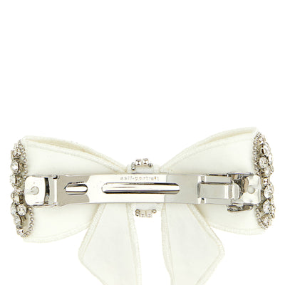 Self-Portrait Crystal Embellished Bow Hair Clip