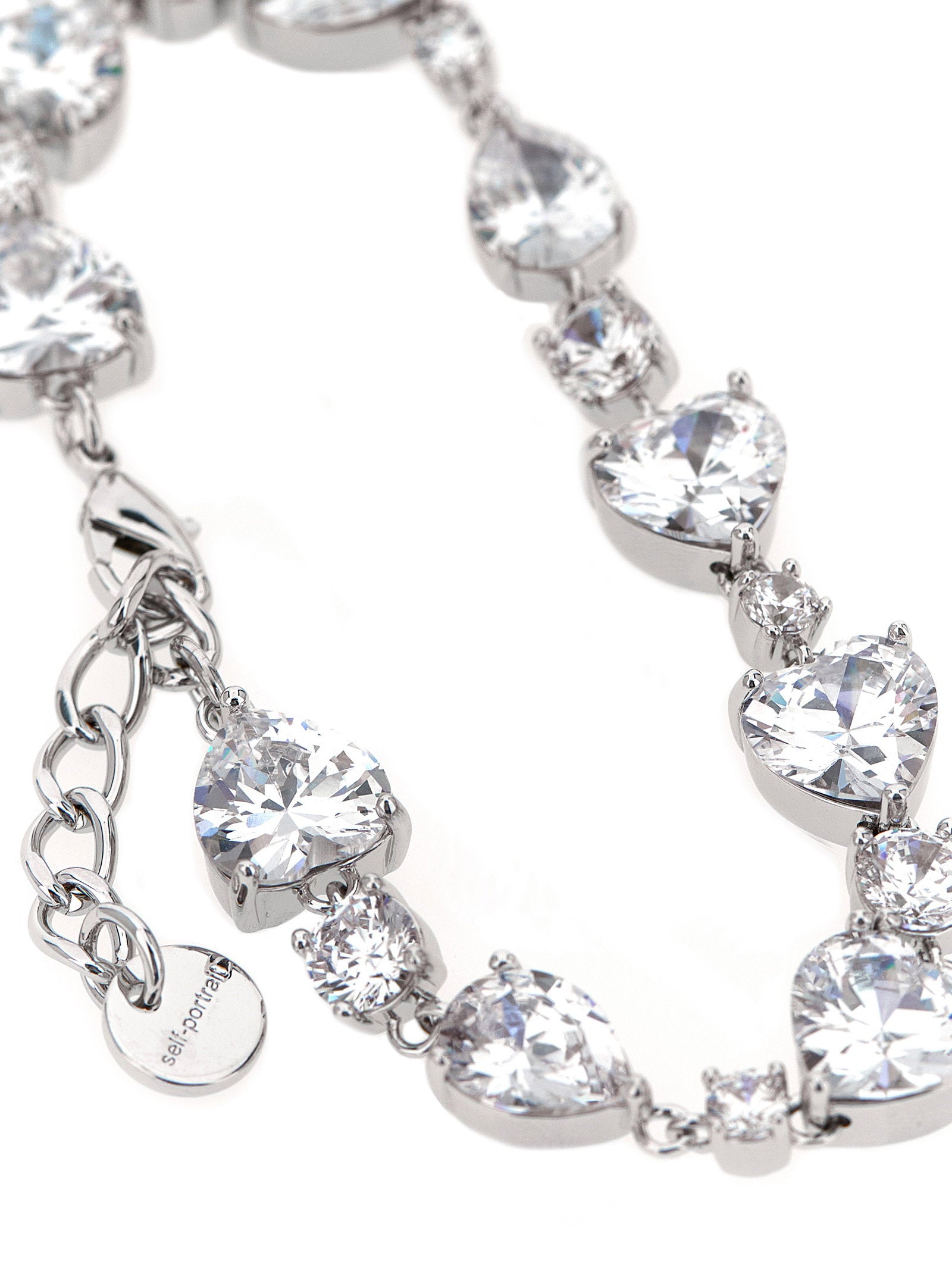Self-Portrait Crystal Droplet Bracelet