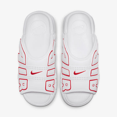 Nike | AIR MORE UPTEMPO  { WHITE/UNIVERSITY RED-WHITE