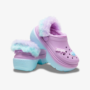 Crocs | X AESPA STOMP LINED CLOG  { ICE BLUE