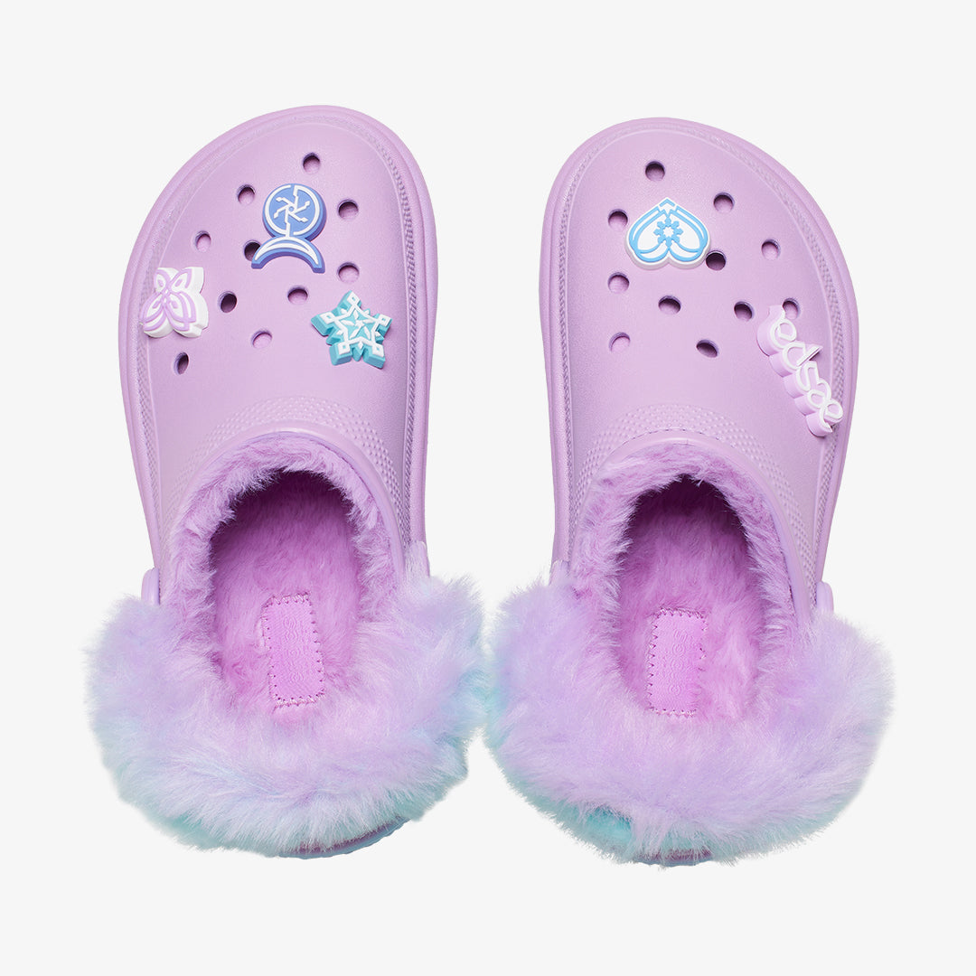 Crocs | X AESPA STOMP LINED CLOG  { ICE BLUE