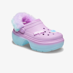 Crocs | X AESPA STOMP LINED CLOG  { ICE BLUE