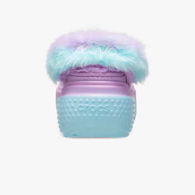 Crocs | X AESPA STOMP LINED CLOG  { ICE BLUE