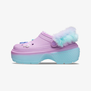 Crocs | X AESPA STOMP LINED CLOG  { ICE BLUE