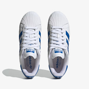 Adidas Originals | SUPERSTAR XLG  { WHITE/BLUE