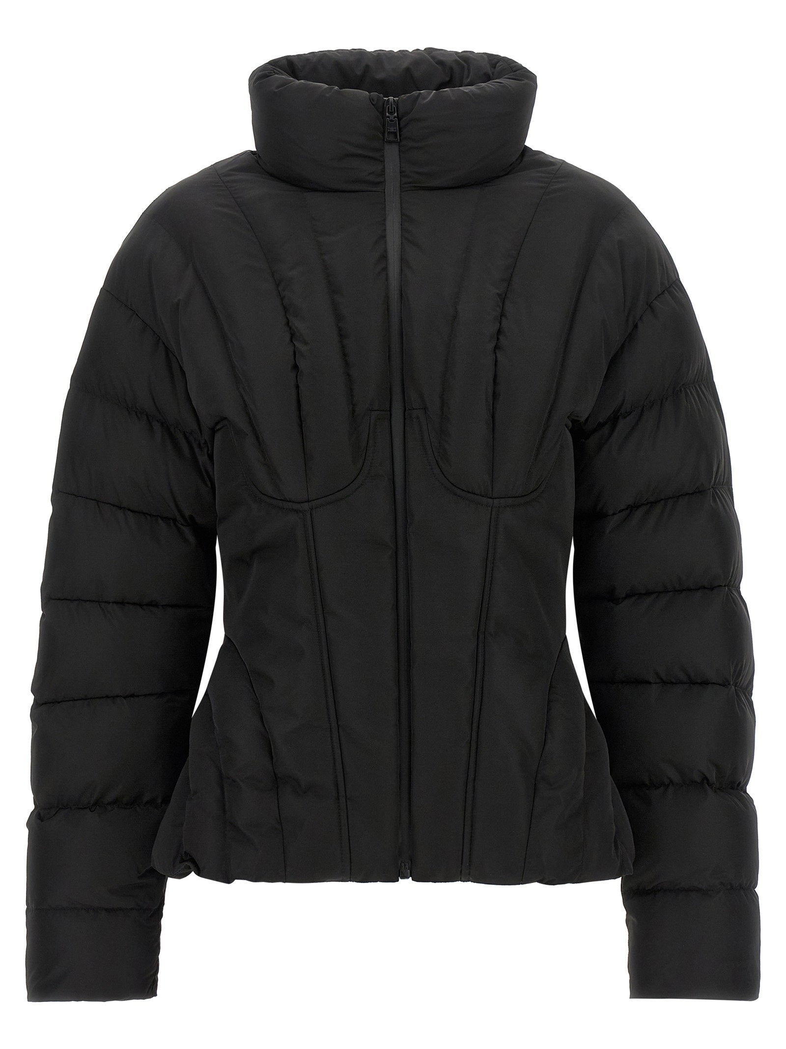 Elisabetta Franchi Bustier Quilted Down Jacket