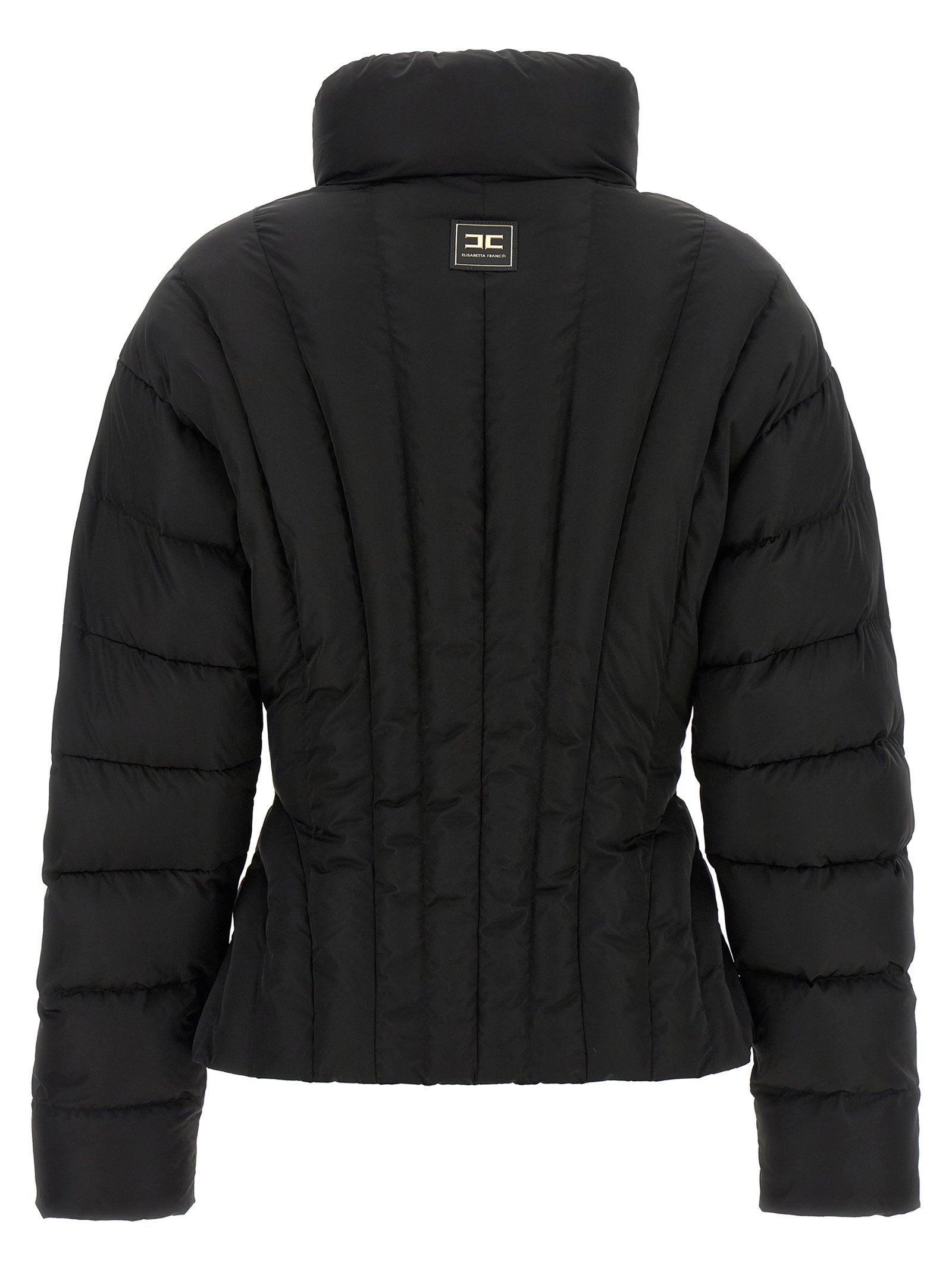 Elisabetta Franchi Bustier Quilted Down Jacket