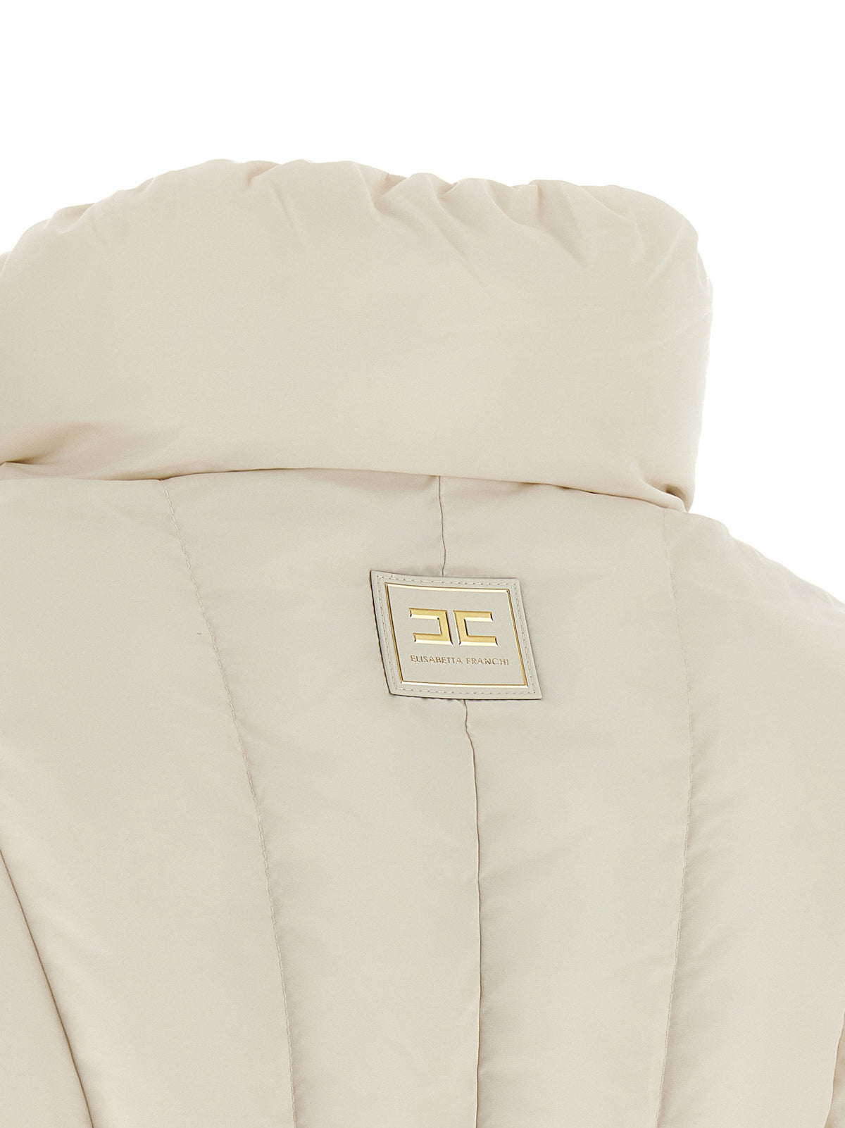 Elisabetta Franchi Exhausted Quilted Down Jacket