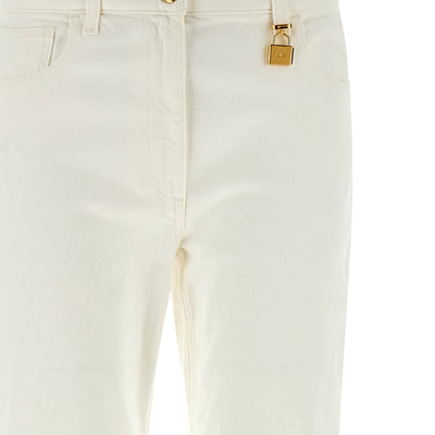 Elisabetta Franchi Jewel Padlock Jeans