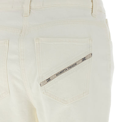 Elisabetta Franchi Jewel Padlock Jeans
