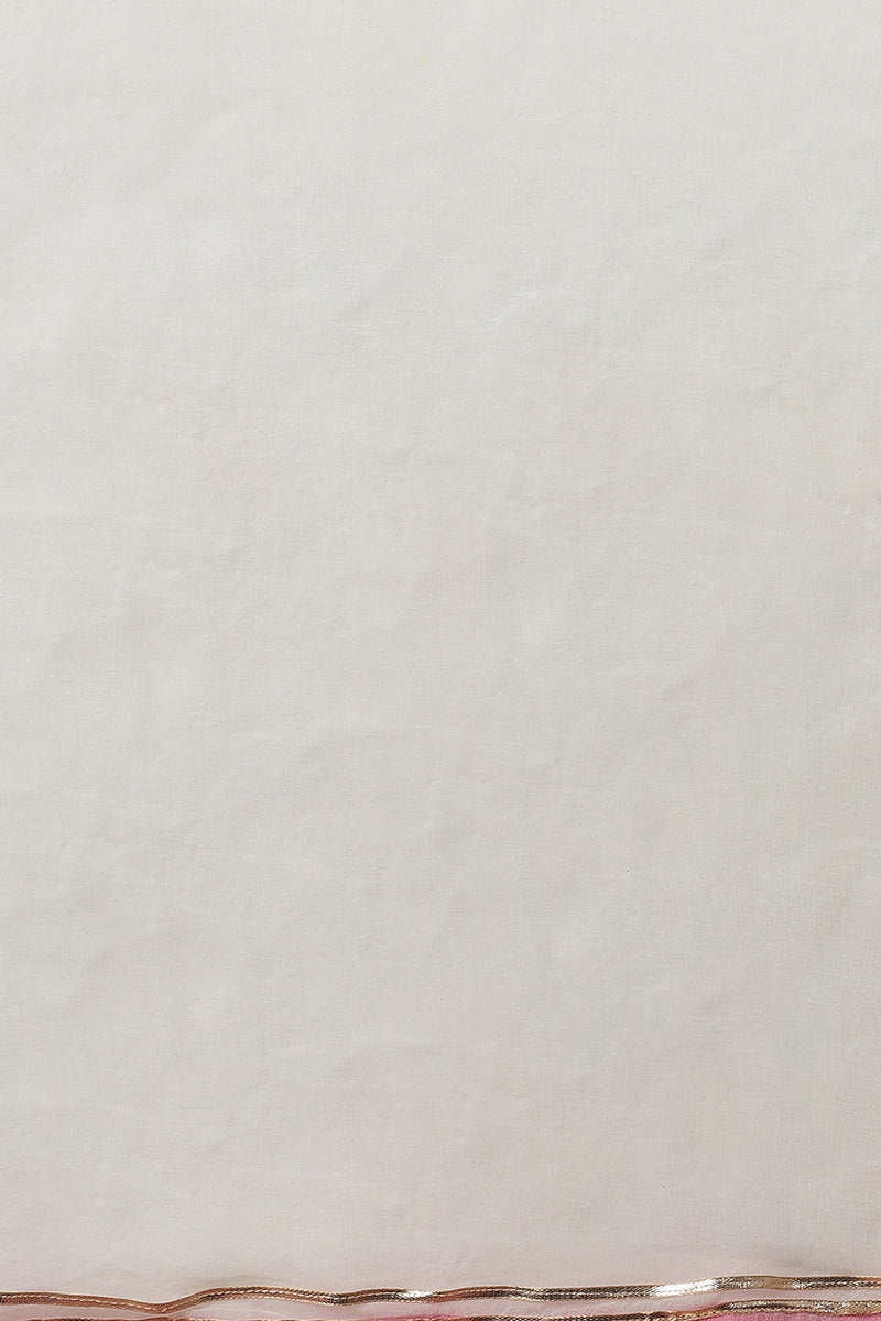 Beige Poly Crepe Anarkali Suit Set PKSKD1326