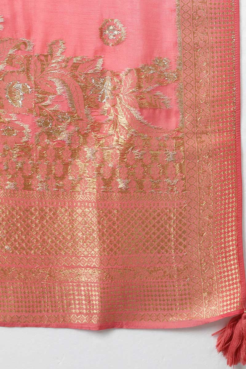 Mint Green Poly Silk Straight Kurta Pant With Dupatta Set PKSKD1478