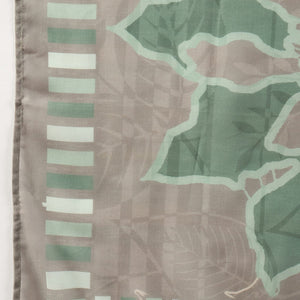 Green Rayon Blend Abstract Printed Straight Trouser Bottom Suit Set PKSKD2541GRN