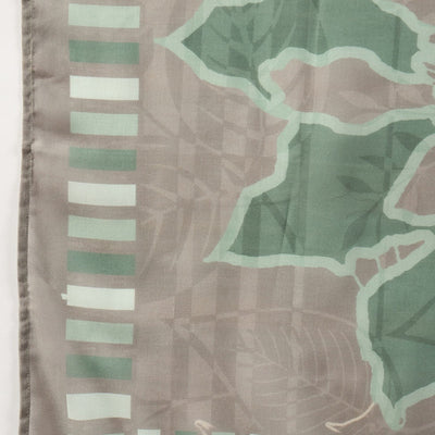 Green Rayon Blend Abstract Printed Straight Trouser Bottom Suit Set PKSKD2541GRN