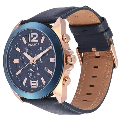 Urban Navy Blue Dial & Rose Gold