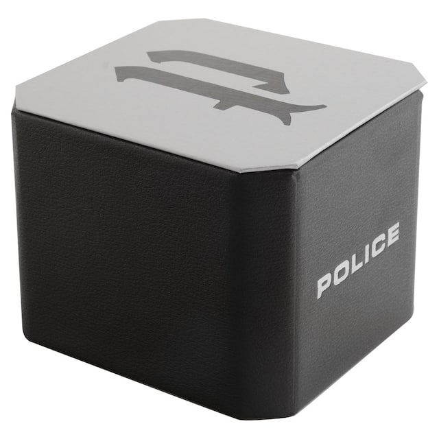 Police White Dial