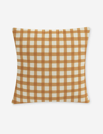 Gingham Tan Rust