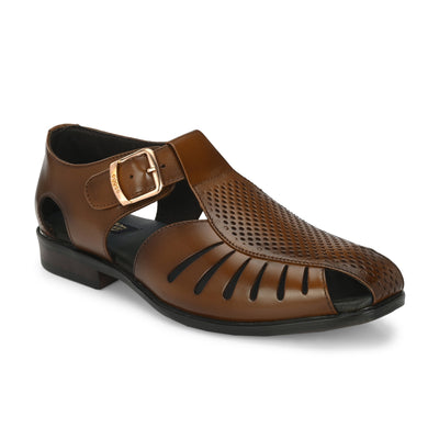 Egoss Gold Peshawari Sandals For Men