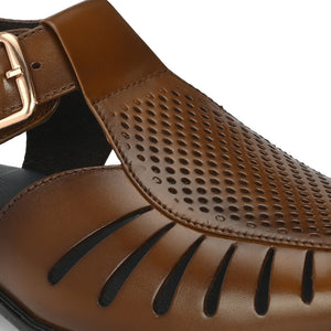 Egoss Gold Peshawari Sandals For Men