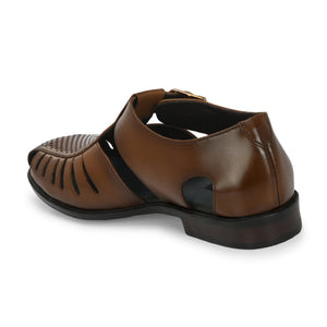 Egoss Gold Peshawari Sandals For Men