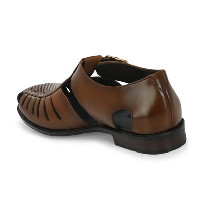Egoss Gold Peshawari Sandals For Men
