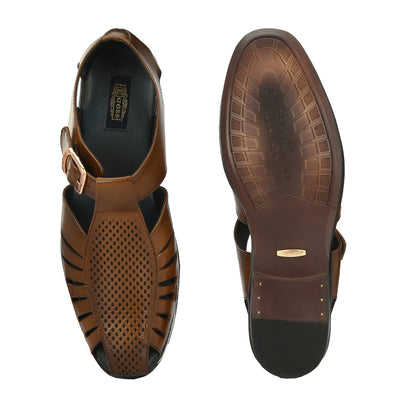 Egoss Gold Peshawari Sandals For Men