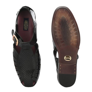 Egoss Gold Peshawari Sandals For Men