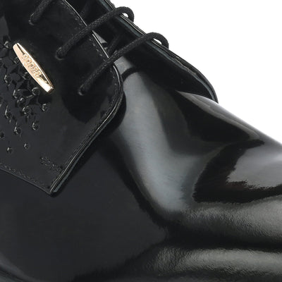 Egoss Platinum Lace Up Shoes For Men