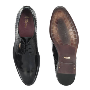 Egoss Platinum Lace Up Shoes For Men