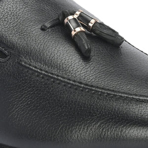 Egoss Gold Tassel Loafers for Men