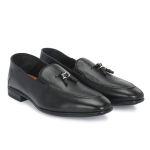 Egoss Gold Tassel Loafers for Men