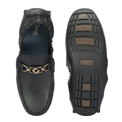 Egoss Gold Ultimate Socks Loafers For Men