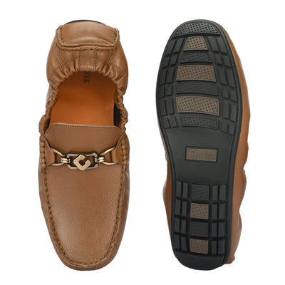 Egoss Gold Ultimate Socks Loafers For Men